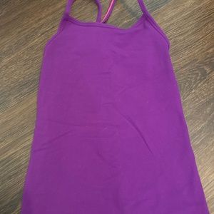 Purple iviva tank top